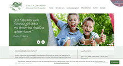 Desktop Screenshot of haus-alpenblick.org